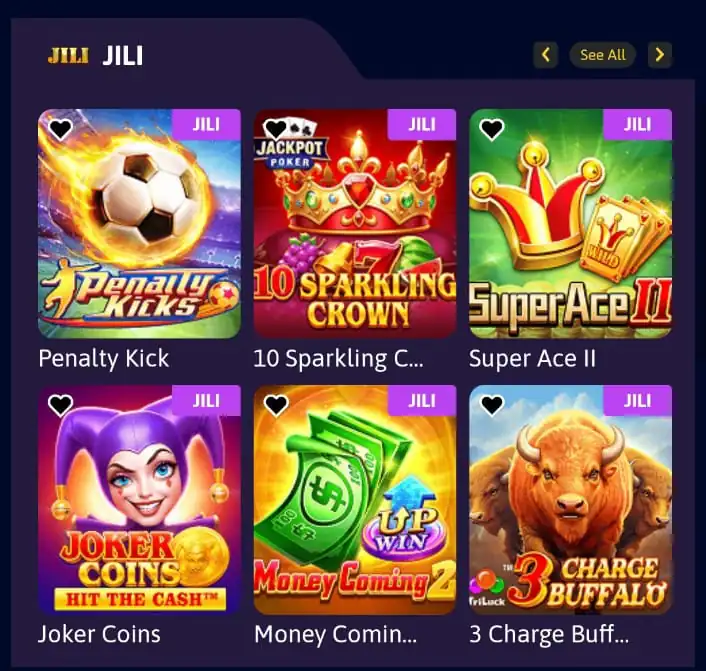 jilli games in pkr slots